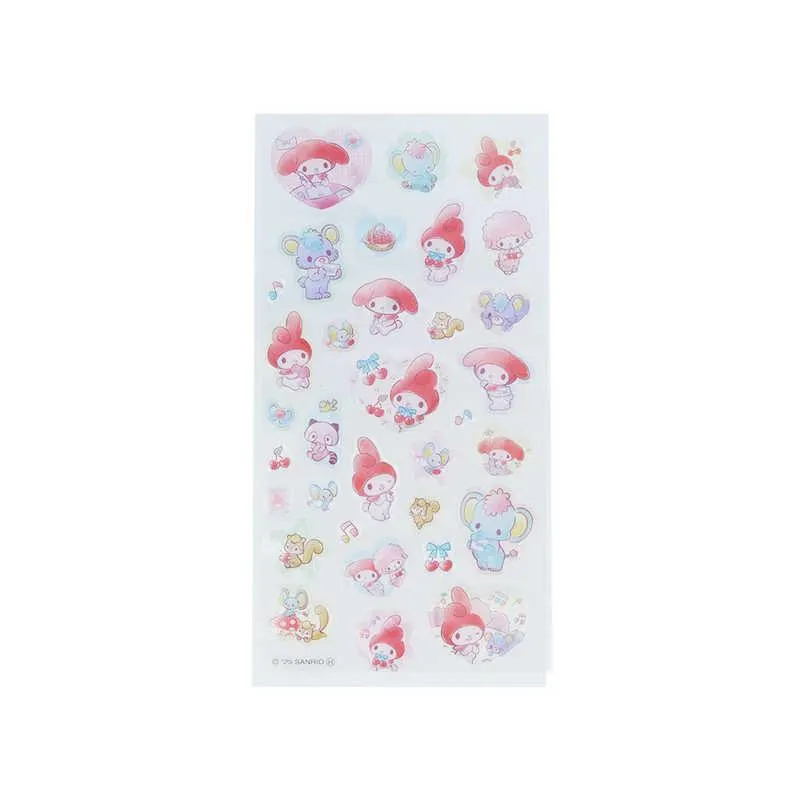 My Melody 50th Anniversary Puff Sticker ($5.99) from @CharmsLOL