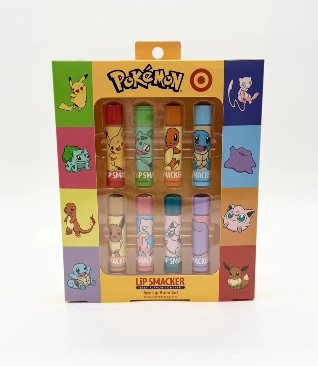 Pokémon x Lip Smacker Target Exclusive 8-Pc Lip Balm Set NIB Mew