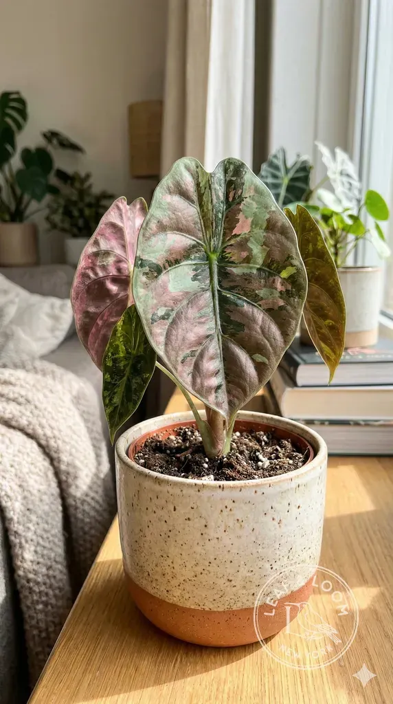 ✨ Alocasia Cuprea pink/mint mix Variegated ✨ 🥉🌈 (TC) ($49