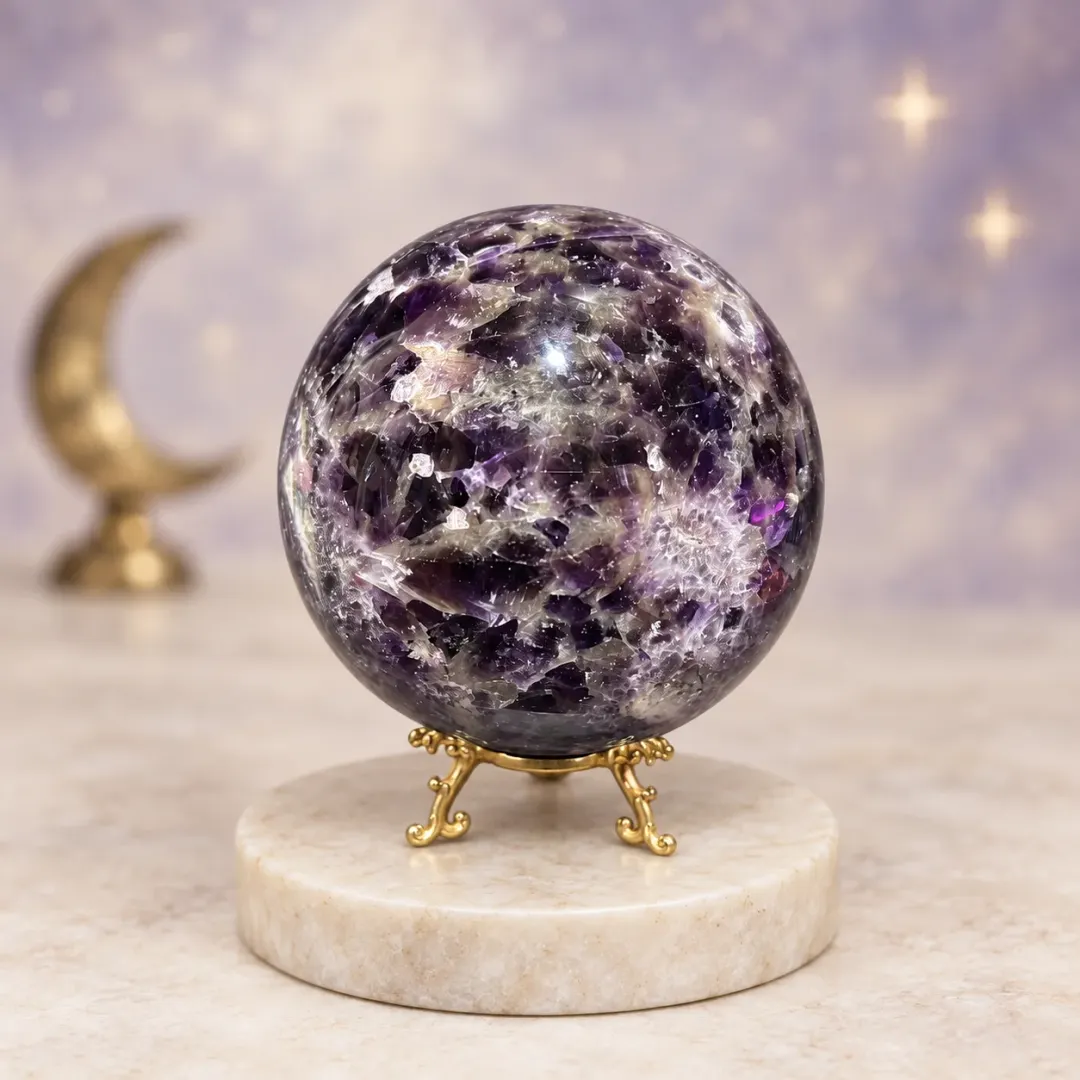 WAS $116 Sphere | 100mm Dream Amethyst (1570g) ($75) from @Ametrine